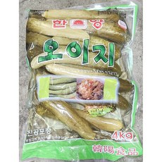 한양 오이지 냉장 4k x3업소용 식자재 식당용 단체 급식용 식재료 대용량, 3개, 4kg