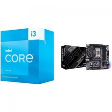 Intel Core i313100F Desktop Processor 4개 코어P 코어 E 0개 12MB 캐시 최대 4.5GHz, Processor + Series CPU - i313100