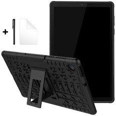 케이스 레노버 탭 M10 플러스 TB X606F TB X606X 10.3 FHD 태블릿 케이스 헤비 듀티 하이브리드 충격 방지 보호 커버 킥 스탠드|테블릿 & 전자책 케이스|, 1개, 단일