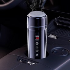 화물차 커피 국산차량용전기포트 12V 온수 자동차 급속, 02.실버 12V24V 500ml