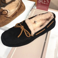 PKMO RV UGG 어그부츠 로우 리본 털 뮬모카 부츠