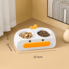 캐릭터 캣츠볼 도자기 펫볼 물먹이기 플라스틱 캣츠볼 자동급이기 반려동물 대용량 반자동 급식기 급수기, 1개, 세라믹볼-옐로우, 100ml