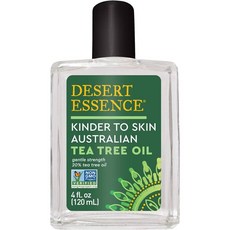 Desert Essence 데저트 에센스 킨더 투 스킨 오스트레일리안 티트리 오일 4Fl.oz(120ml), 120ml, 1개