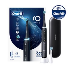 [Oral-B] 오랄비 전동칫솔 iO5 매트 블랙, iO5 [IO5B]