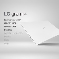 LG전자 2022 그램 16, 512GB, 16ZD90Q-GX56K, 스노우화이트, 코어i5, 16GB, WIN11 Home