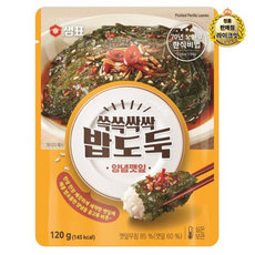 샘표 쓱쓱싹싹 밥도둑 양념깻잎, 120g, 10개