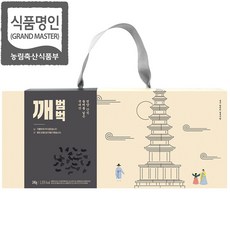 강봉석 조청명인 깨범벅 10gx24개입 선물용 / 들깨강정 깨강정 전통과자 한과 명절선물세트, 24개, 10g