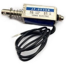 페인완 1Pcs DC 12V 푸시 풀 타입 프레임 전자석 JF-0530B 키핑 포스 5N 트래블 10mm 선형 솔레노이드