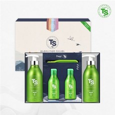 티에스 TS샴푸 올뉴플러스 선물세트 1박스 (샴푸 500g * 2통 + 100g 6g 2매), 없음