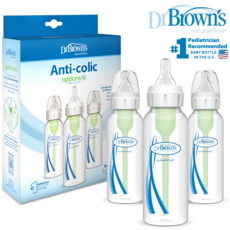 닥터브라운 내로우넥 옵션스플러스 PP 젖병 3P 120ml/250ml, 일반, 250ml, 3개