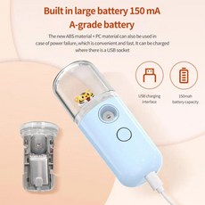 페이스스티머 얼굴스팀기 30ml 미니 나노 페이셜 스프레이 어 USB 네nebulizer 라이저 뷰티 가습기 포터블 모이스춰 라이징 스킨 케어, 1.A01