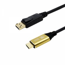 (IN) 디스플레이포트 DP1.2 to HDMI2.0 케이블 4K60Hz 1M 2M 3M, 1개