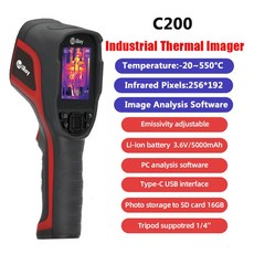 열화상카메라 적외선 의 누출 감지 및 유지 관리를 위한 infiray c200 pro 적외선 해상도 256 x192 25hz, 1개