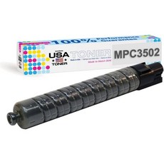 미국산 리코 세이빈 MP C3002 C3502 MPC3502 841735용 토너 호환 교체품 - 블랙 카트리지 1개 28000페이지, 미국산 리코 세이빈 MP C3002 C3502 MPC3