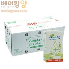 베이킹얌 에버휩생크림 1030ml * 12개(1box) + 아이스박스 포함