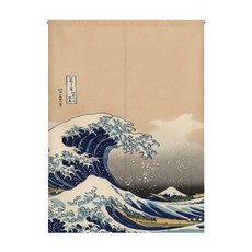 우리직구 문발 반커튼 일본 무드 주방 키친 면린넨 자 화장실 걸이, 와이드 120 -하이 200cm 장대