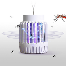 [채소네상점] 충전식 강력한 모기 벌레 퇴치기 램프 무드등 (랜턴걸이 스트랩)