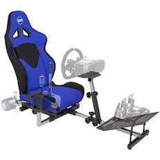오픈휠러 GEN3 레이싱 휠 스탠드 조종석 레드 온 블랙 로지텍 G923에 적합 G29 G920, blue, 1개
