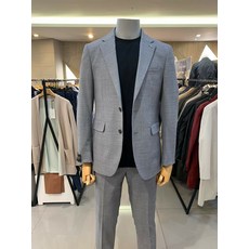 이지오 이지오 18 S/S 춘추 크레이프 텍스쳐 조직물 패턴 스트레치 정장세트 (P000913650)
