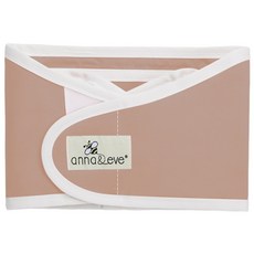 Anna & Eve 嬰兒舒眠包巾/肚圍, 防驚跳防掙脫, 純棉材質透氣舒適, 專利設計防止包巾滑動, 豆沙粉
