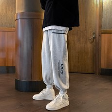 다온이네가게 일자슬랙스팬츠 트레이닝바지 스트레이트핏 와이드 루즈핏 두터운 융털 겨울트렌트 츄리닝바지 가을 계절 조거 긴바지