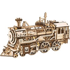 RoWood 기관차 엔진 모형 3D 조립 우든 퍼즐 DIY 키트