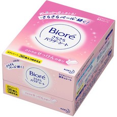 Kao Biore 비오레 보송보송 파우더 시트 산뜻한 비누향 리필용 36장 [바디 데오시트], 36개