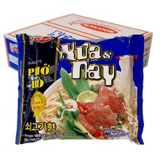 베트남 쌀국수 포보 수아나이 에이스쿡 PHO BO XUA&NAY 24개 1BOX, 70g