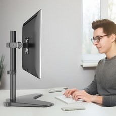 13 32인치 모니터 1대 암 스탠드 베사홀 75 100 거치대