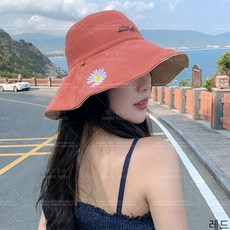 월드홀릭 여름모자 데일리 여성 버킷햇 벙거지모자 양면벙거지 썬캡 모자 와이어 자외선차단 yTYM02