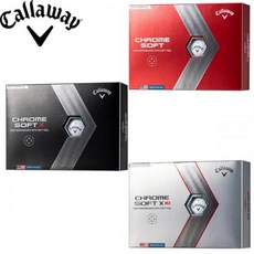 296057 칼로웨이 크롬 소프트 / X LS 골프 공 1 다스 (12 개입) (Callaway CHROME SO