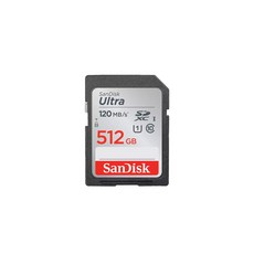 샌디스크 ULTRA SDHC SDXC Class10 SDUN4 DUNB DUNC SD메모리카드 카메라 네비게이션, 512GB