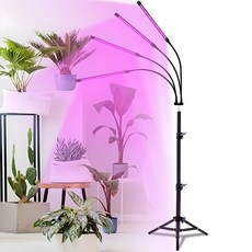 SMARTOY 直立型LED植物生長燈4管+三腳架, 1組