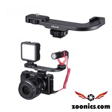 주닉스 울란지 ZNS-PT8 카메라 DSLR 1-4 나사 마이크 브라켓