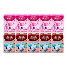 캐치티니핑 솔브앤고 딸기맛 5개+초코맛 5개, 1세트, 1500ml