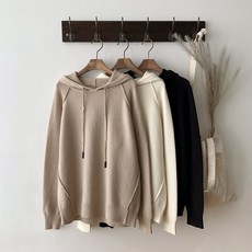 핀턱 나그랑 니트 후드티 FW 데일리룩
