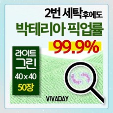 GSF589241CQM-56 밀렌텍스 다용도걸레 라이트그린 40X40 50장