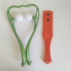 다리마사지기 경락 두드림 스틱가정 목등 부위다리부위 전신 자석구슬 두꺼운 안마 건강, T05-두드림 판+목경추 안마기