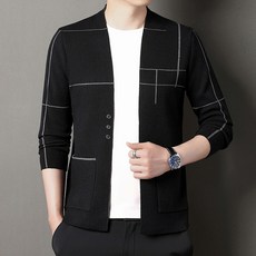 남성 봄가을 니트 가디건 캐주얼 베이직 스웨터 Men's cardigan