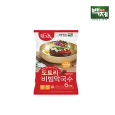 [보섭이네푸드]일월풍면 도토리 비빔막국수 297.5gx6개, 없음, 6개, 297.5g