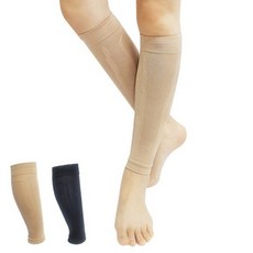 블랙-L 원더워크 의료용압박스타킹 테이핑 종아리형, 기본