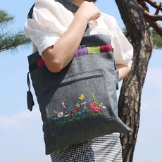 프랑스자수에코백