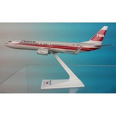 Genesis Wallwide AA/TWA B737-800 항공기 축소 모형 플라스틱 스냅핏 1:200 부품# ABO-73780H-035: 완구 &amp; 게임, 단일옵션