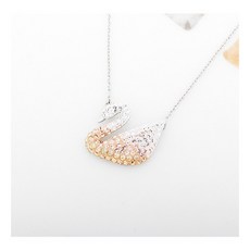 스와로브스키백조목걸이