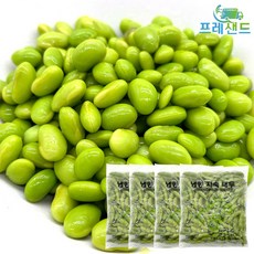 냉동 자숙 대두 콩 450g 껍질콩 잡곡 농산물 풋콩 에다마메 완두콩 주전부리 안주용, 4개