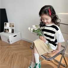 초등학생여름니트조끼