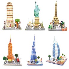 (TD) 세계 건축물 3D 모형 (대) DIY 6종, 칼리파 타워
