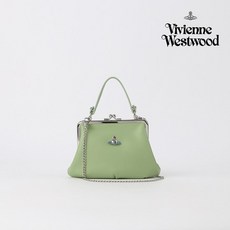 [공식] 비비안웨스트우드 크로스백 EMMA FRAME PURSE GREEN