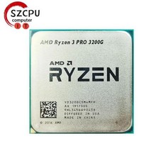 CPU 교체 호환 AMD Ryzen 3 PRO 3200G R3 36 GHz 중고 쿼드 코어 스레드 65W L3 4M YD320BC5M4MFH 소켓 AM4