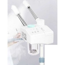 관리실 스팀기 피부 수분공급 이중 안개 분사기 안면, 상세페이지 참고, 화이트